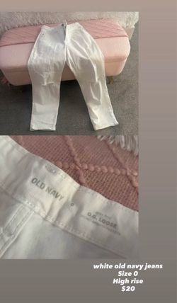 White old navy jeans