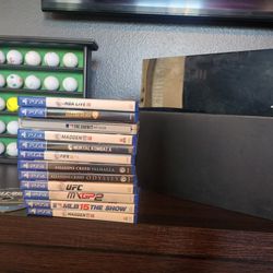 PS4 W/ Games And 1 Controller 