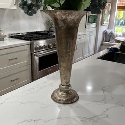 Silver Lacquered Vase