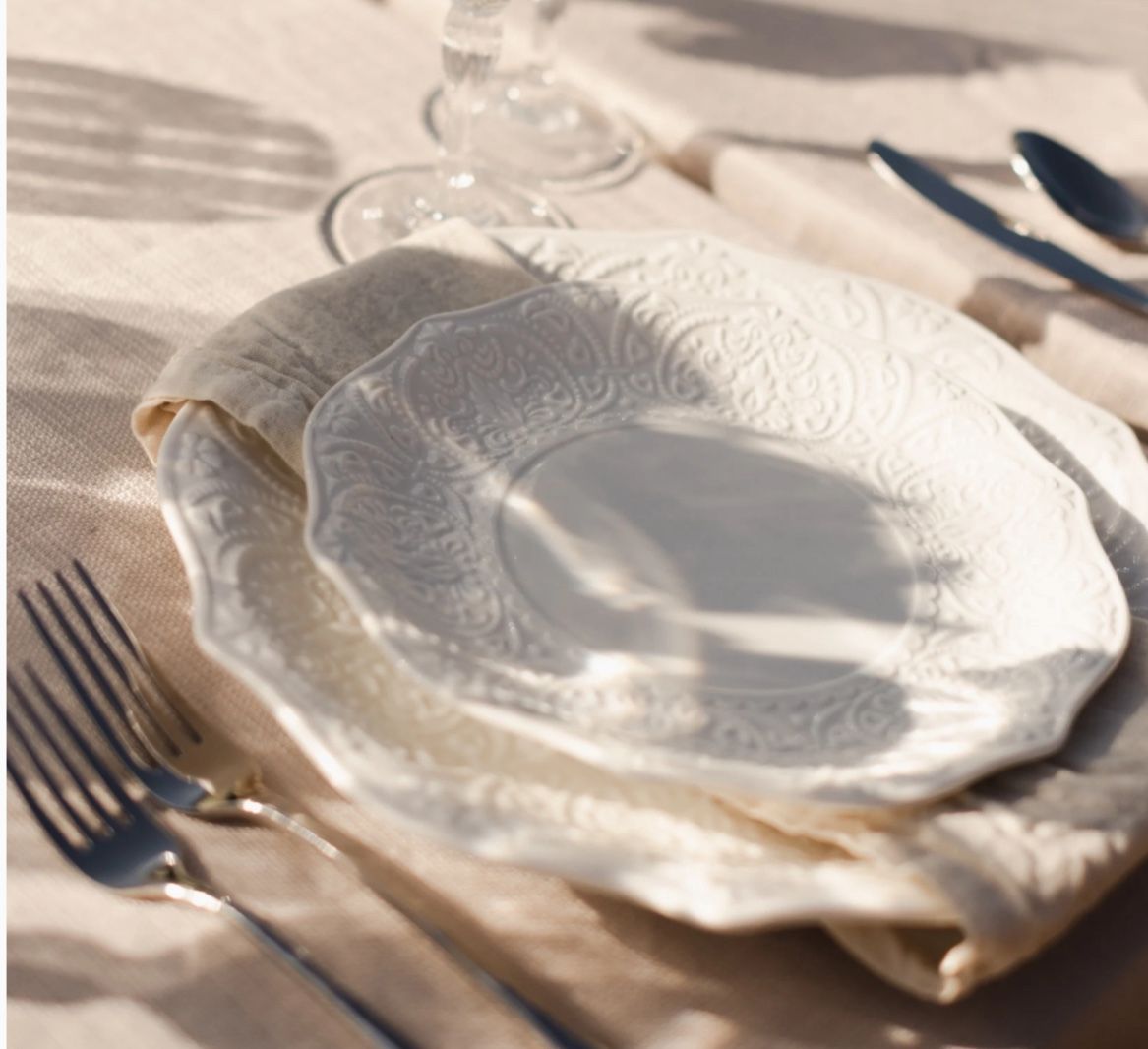 Porcelain Plates for rent 