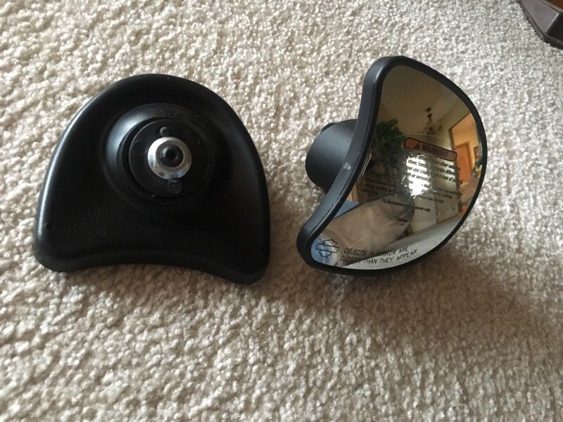 Set of Harley Davidson mirrors for Harley with a fairing