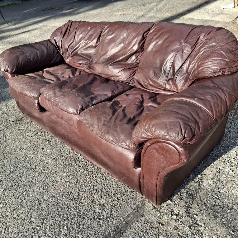 Leather Sofa Brown