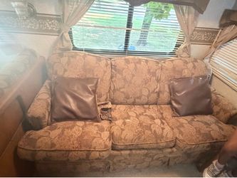 Floral Vintage RV Jackknife Sofa/Bed