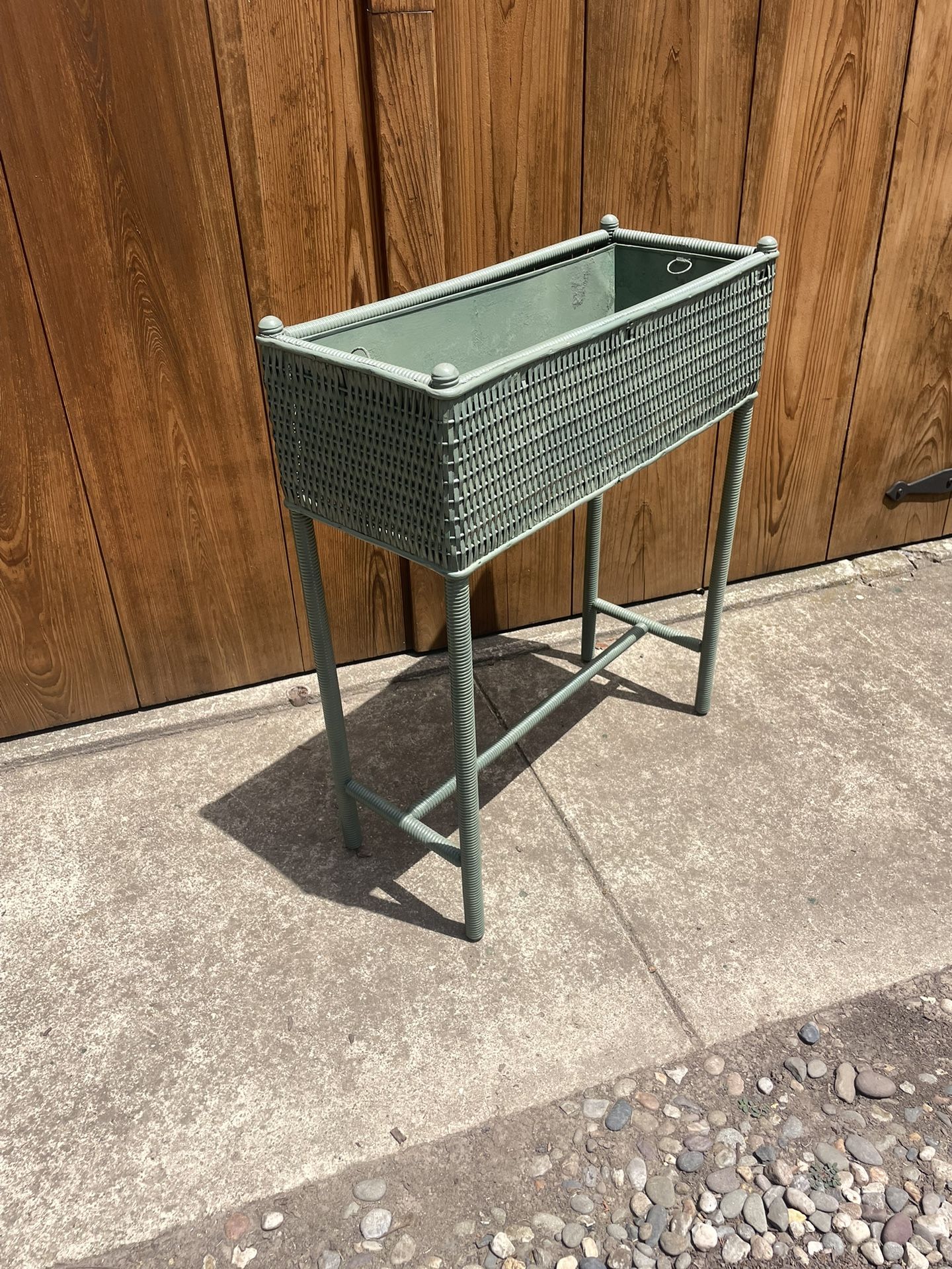 Antique Wicker Fernery With Insert 