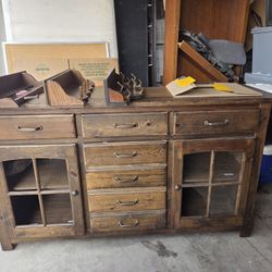 Dresser And Shelves