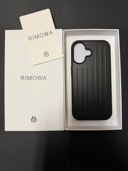 RIMOWA iPhone 16 Aluminum Black Case