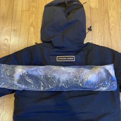 Canada Goose Black Parka With Fur Trim