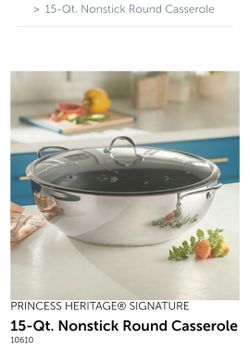 Princess house 15qt casserole $230