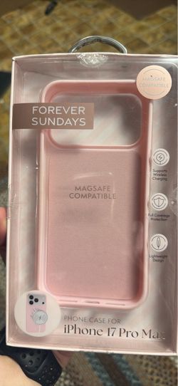 Forever Sundays iPhone 17 Pro Max Case Pink