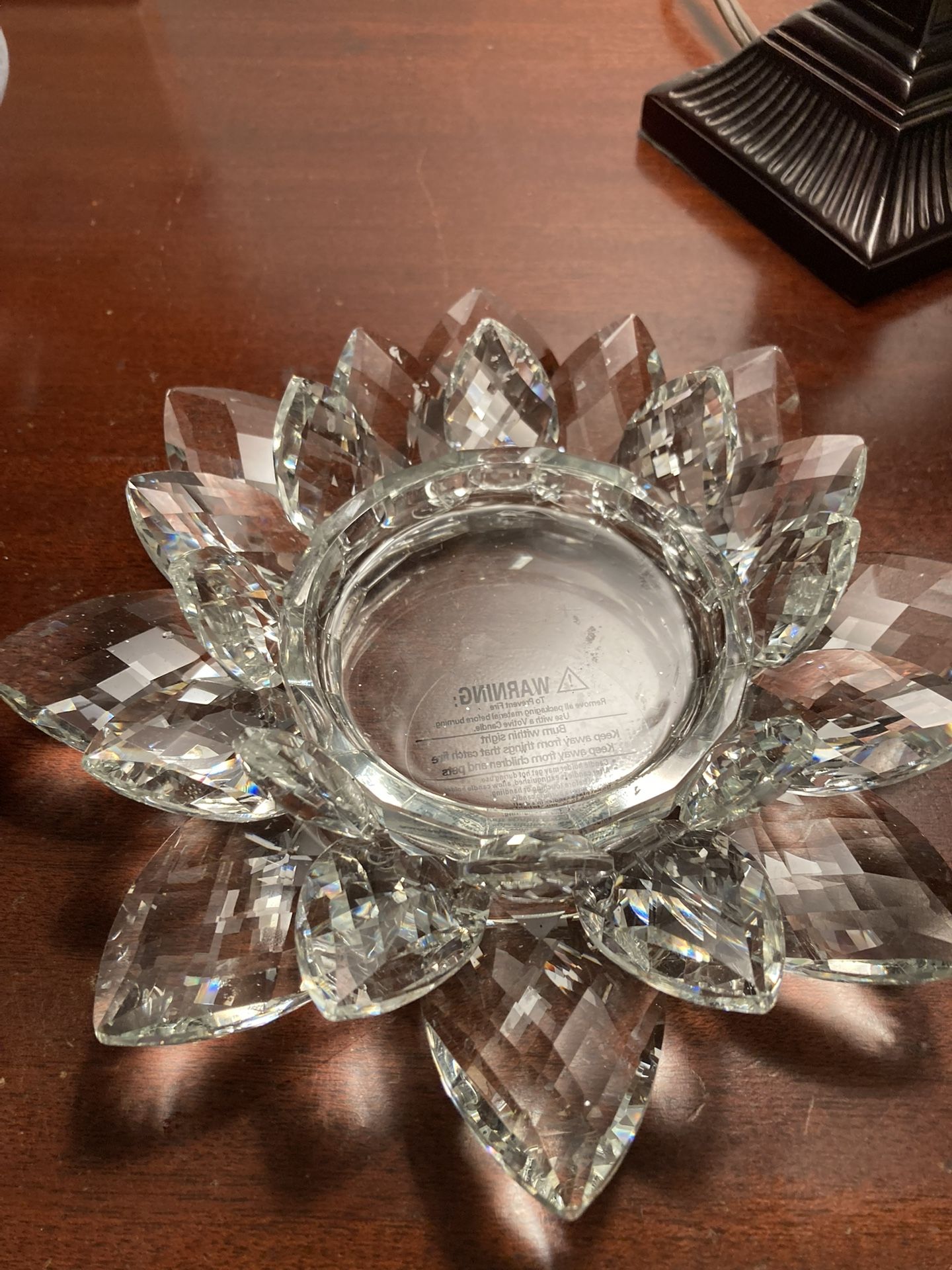 Candle Holder Crystal
