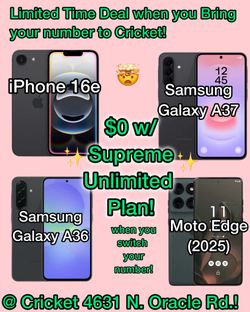 ✨️Limited time deal at Cricket 4631 N. Oracle Rd!✨️