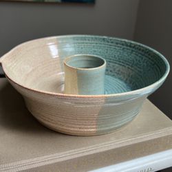 Handcrafted Detailed Serving Dish ( firm on price )