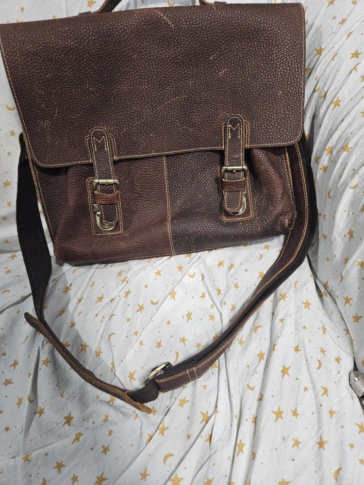 Genuine Lewther Messanger Bag
