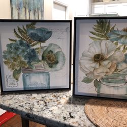 Set Of Floral Wall Art 