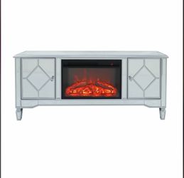 Tv stand w/fireplace
