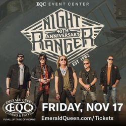 Night Ranger Tickets 11/17/23 @830