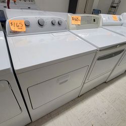 Electric Dryers $165 Tested & Guaranteed with 90 Day Warranty, Excellent Condition