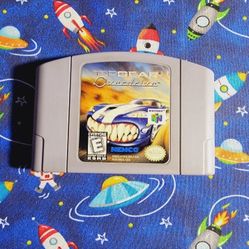 Top Gear OverDrive Nintendo 64 N64 Authentic Tested Saves Polished Pins 