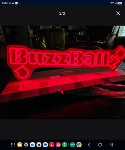 Neon light BUZZ BALL