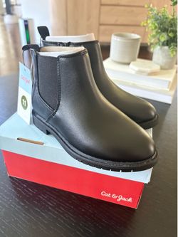 Size 11 black Chelsea boots girls