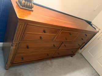 7 Drawer Wood Dresser