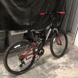 Red and Black 21” Mongoose Bike
