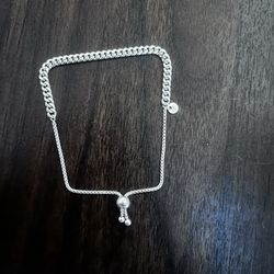 Silver Cuban bracelet