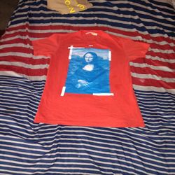 Off White Monalisa Shirt Color Red
