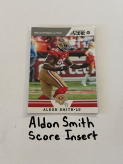 Aldon Smith San Francisco 49ers All-Pro LB Score Short Print Insert Card.