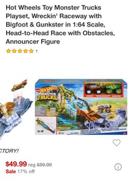 Hot Wheels Toy Monster Truck Playset