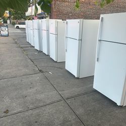 white fridge  side 28 or 30 inches warranty ready to deliver..$350..warranty