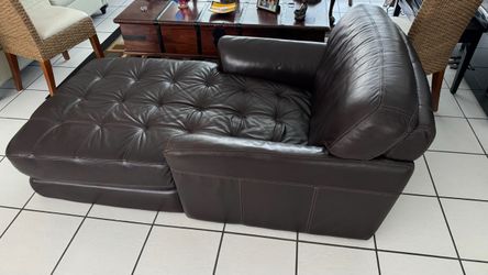 Leather furniture from Macy’s