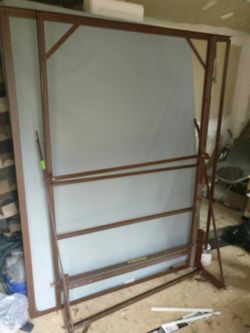 Murphy bed frame and boxspring
