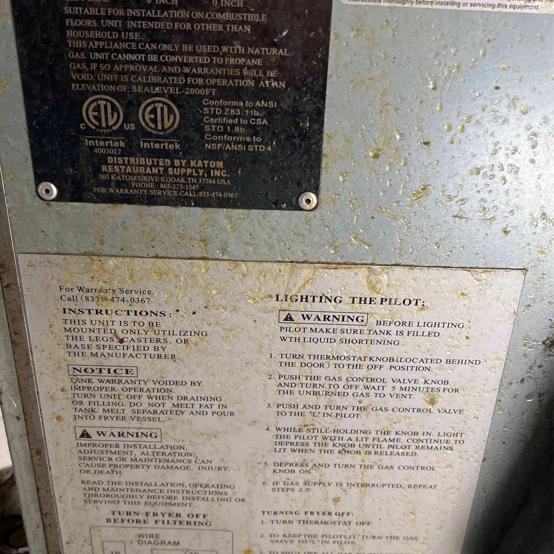 Restaurant & Food service equipment
