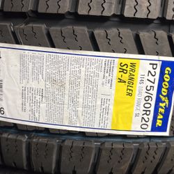 275/60/20 Goodyear Wrangler SRA