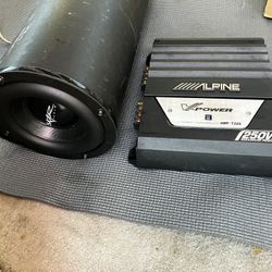 Small Car Stereo Combo (alpine & Bazooka)