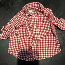 Ralph Lauren Infant Shirt Size 3 Months