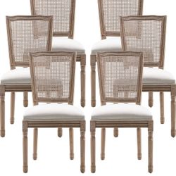 Dining Chairs Set Of 6 New French Style Luxury Chairs