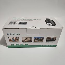 NEW Light Bulb Security Camera Wireless Outdoor - 360° AI Motion Detection Camera3
