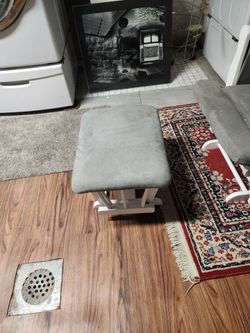 Chair with stool
