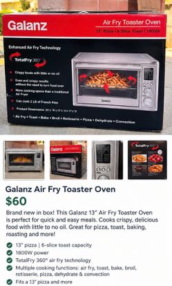 Galanz Air Fry Toaster Oven - New in Box
