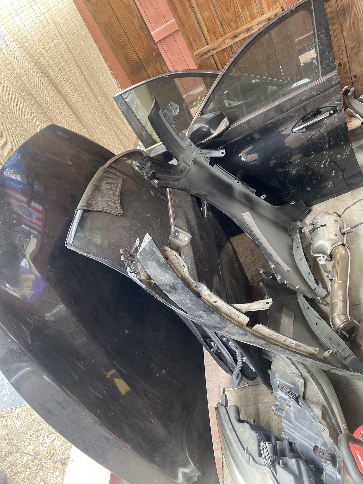 2016 INFINITI Q50 FRONT END BLACK