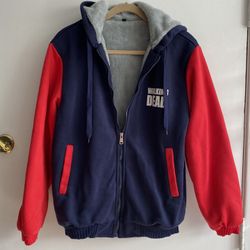 Sherpa Lined Hoodie Walking Dead
