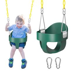 DECORLIFE Toddler Swing Set With Safety Design