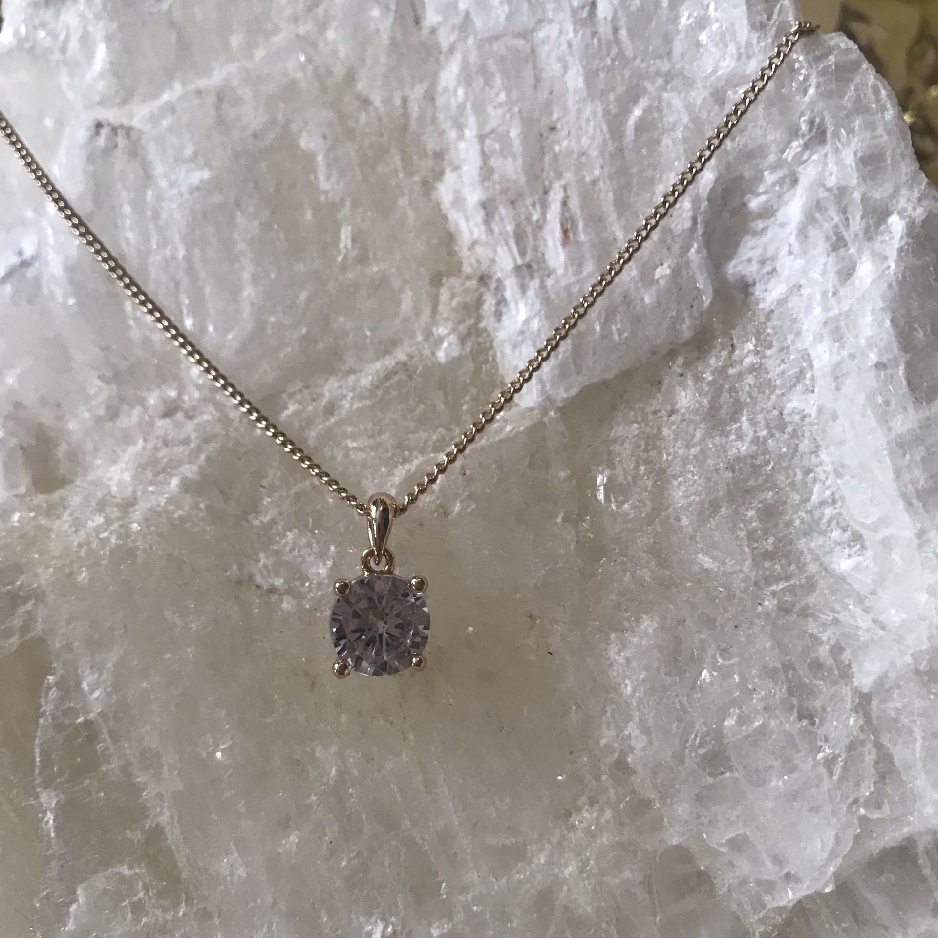 Cuban Diamond Pendant Necklace 