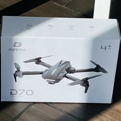 Brand New  DEERC Drone with Camera, D70 Drones with Camera for Adults 1080P HD