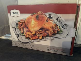 Parini Stainless steel serving tray