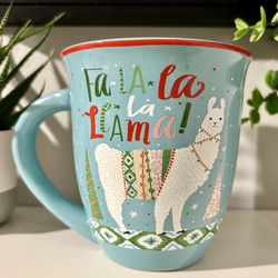 MADISON STUDIO Festive Christmas Llama Coffee Tea Mug