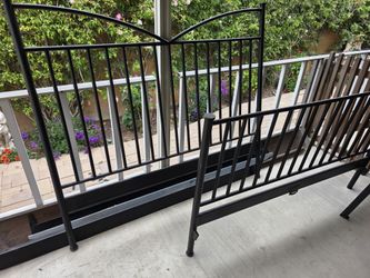 Queen Metal Frame, Head & Baseboard