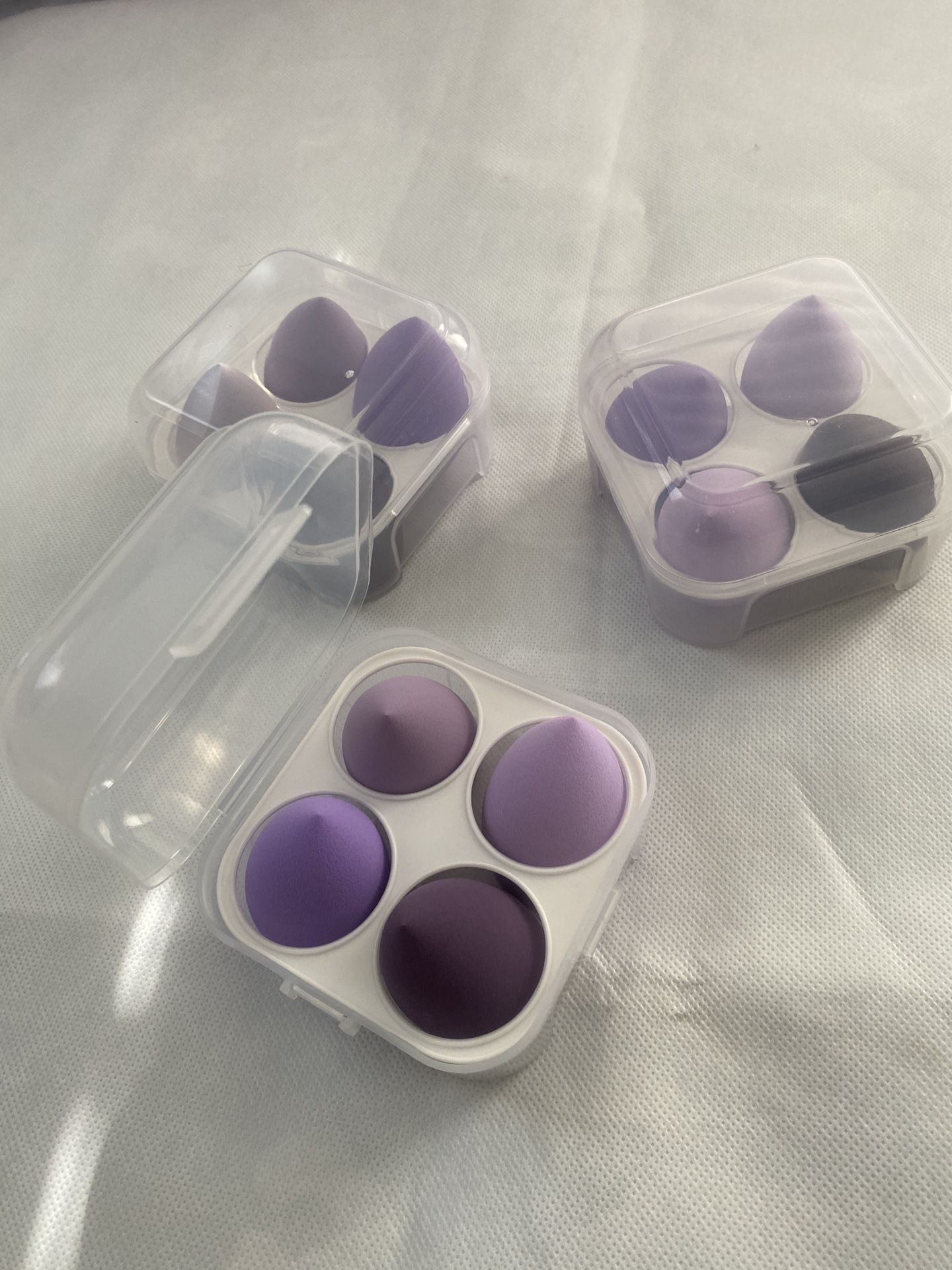 4pcs Makeup Sponge Blender Blending Puff Flawless with box